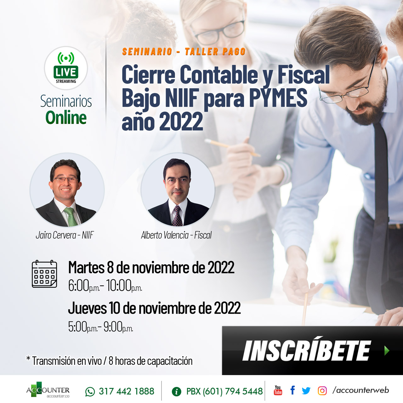 Taller Cierre Contable Y Fiscal Bajo Niif Para Pymes Año 2022 No