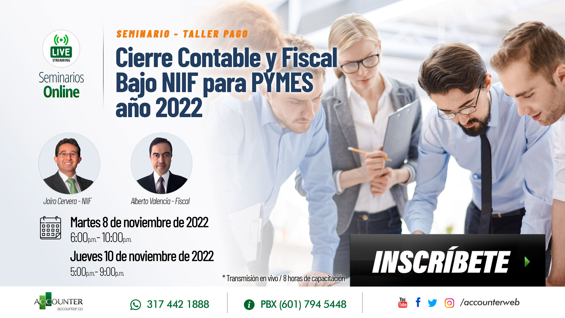 Seminario Taller Cierre Contable Y Fiscal Bajo NIIF Para Pymes Año 2022 ...