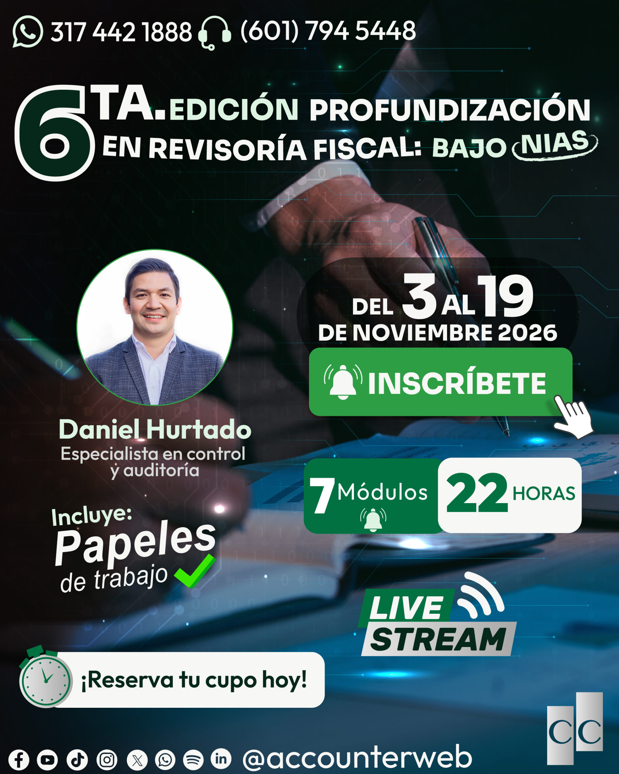 6ta. Edición Profundización en Revisoría Fiscal: Bajo NIAS - Afiliado
