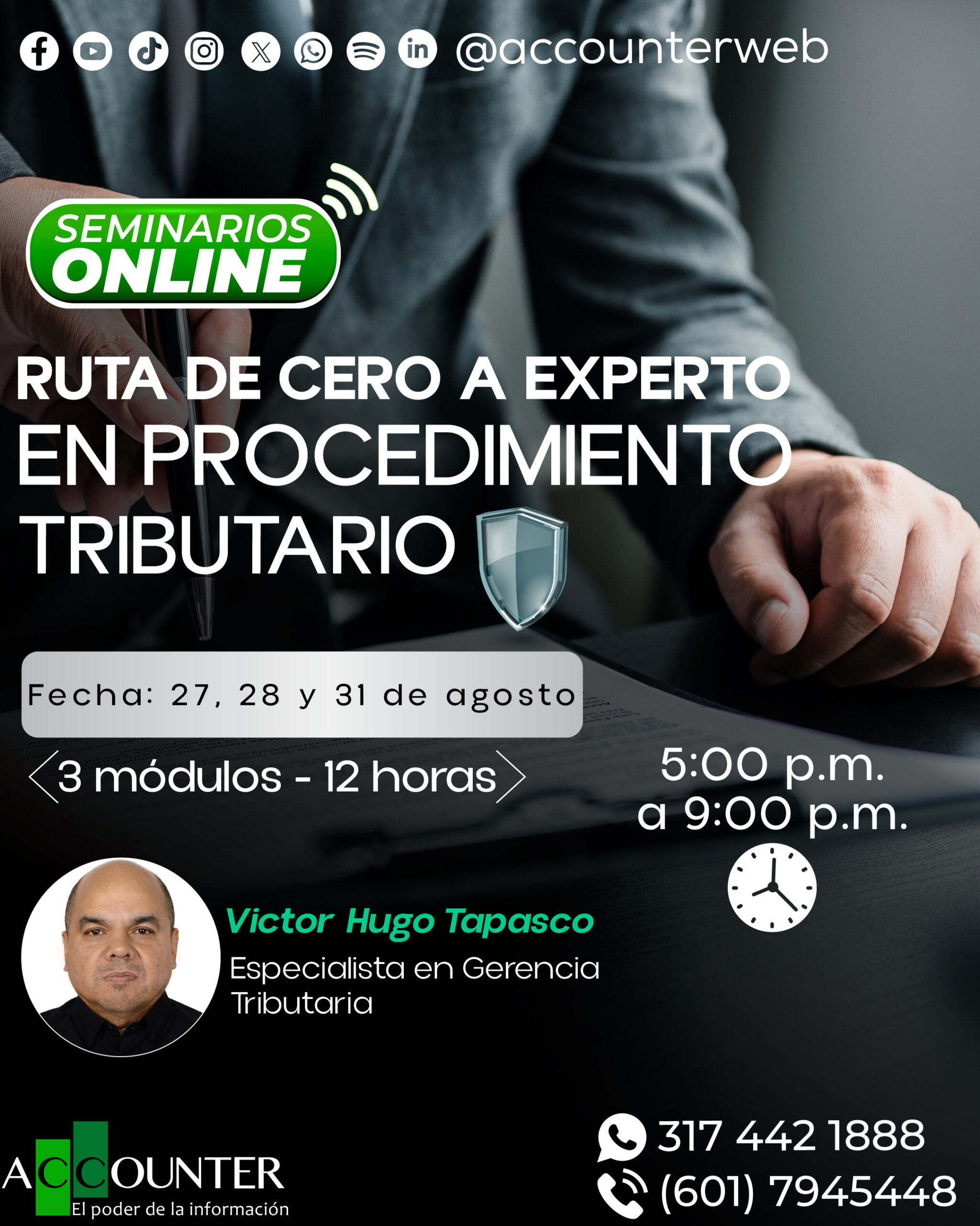 Ruta de Cero a Experto en Procedimiento Tributario  - No Afiliado
