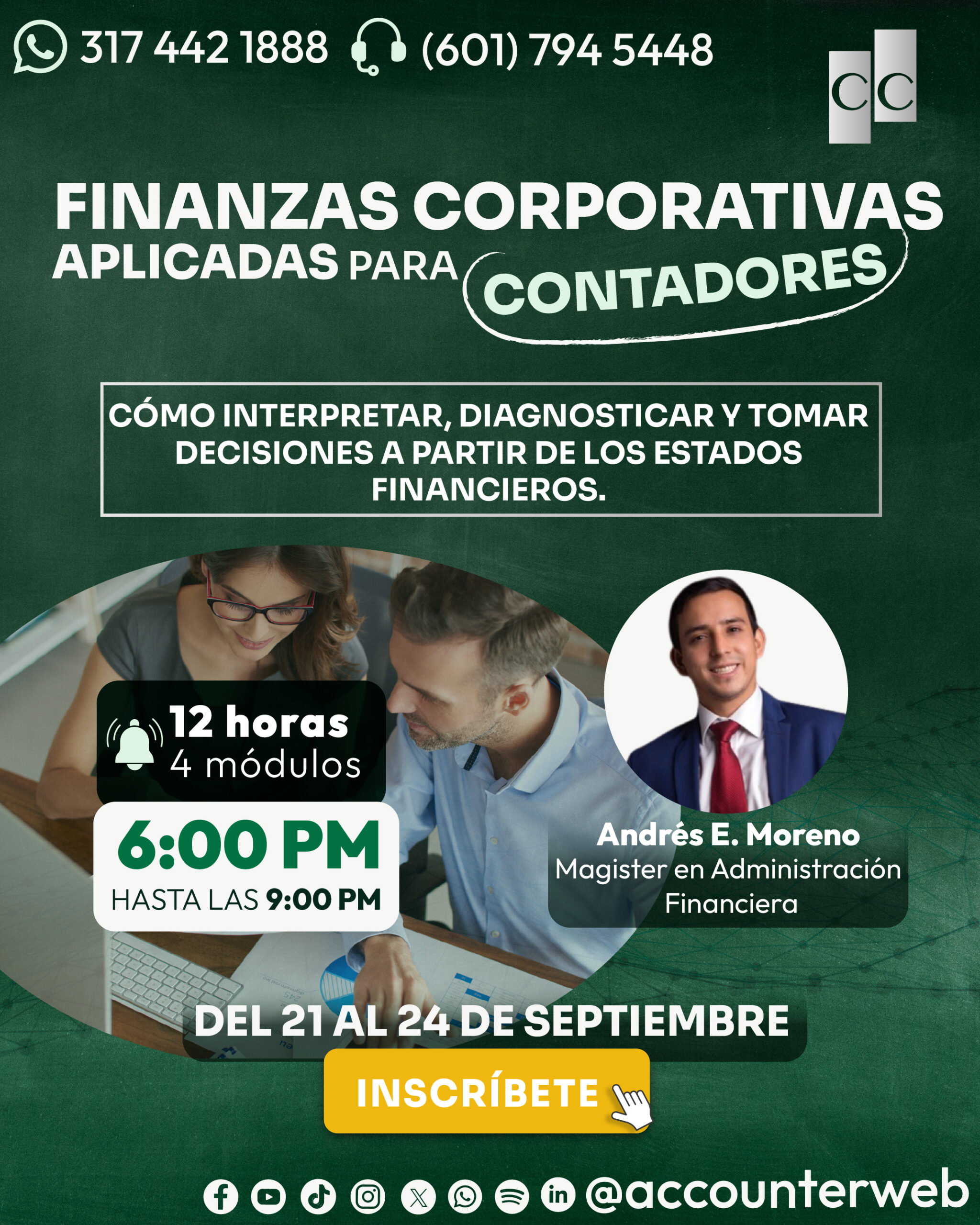 Finanzas Corporativas Aplicadas para Contadores - Afiliado